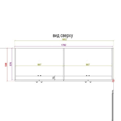 Распашной шкаф с МДФ