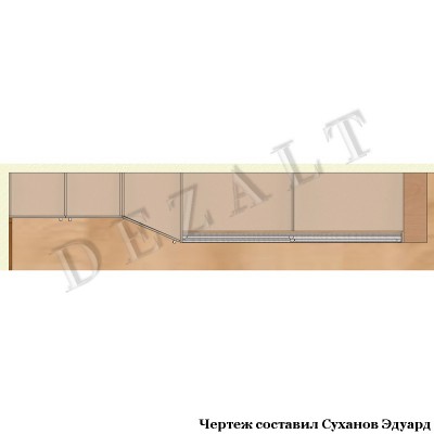 Комбинированный шкаф купе 