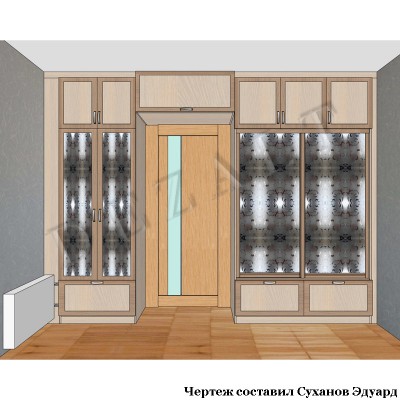 Каркасные шкафы с распашными дверьми 