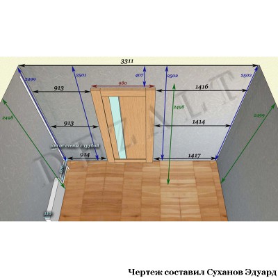 Каркасные шкафы с распашными дверьми 