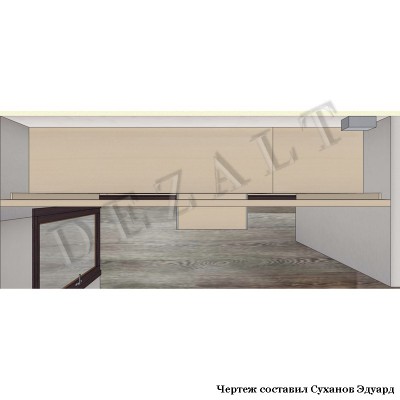 Шкаф-купе встроенный 4 двери купе