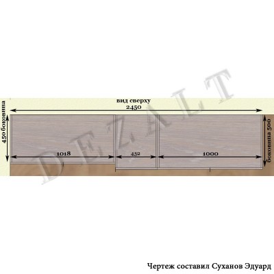 Чертежи каркасных шкафов в прихожую 