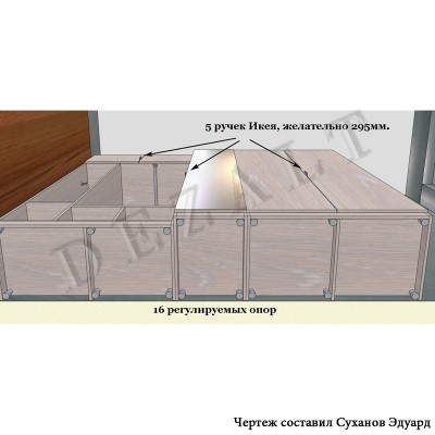 Чертежи каркасных шкафов в прихожую 