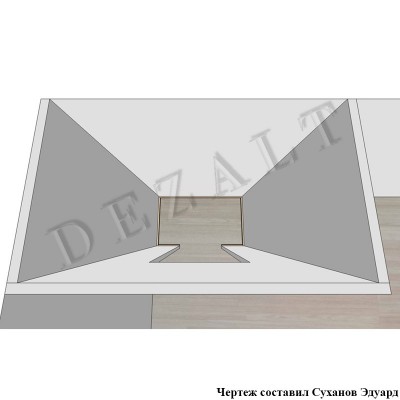 Чертеж гардеробной комнаты