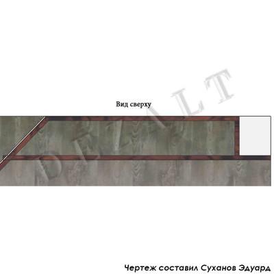 Схема шкафа-купе в прихожую 4 двери