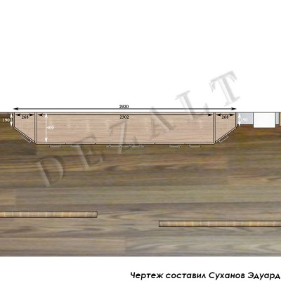 Схема распашного шкафа в прихожую