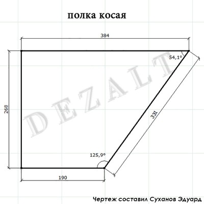 Схема распашного шкафа в прихожую