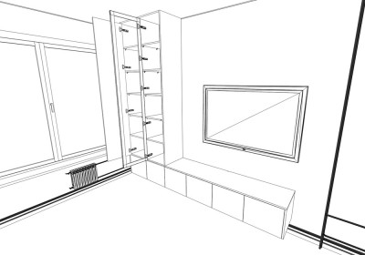 Мини-стенка под телевизор