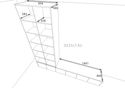 Мини-стенка под телевизор