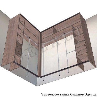 Угловой шкаф-купе