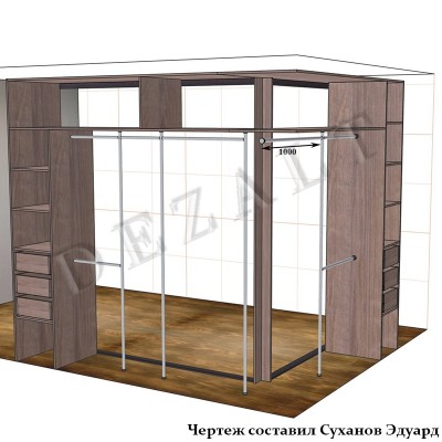 Угловой шкаф-купе