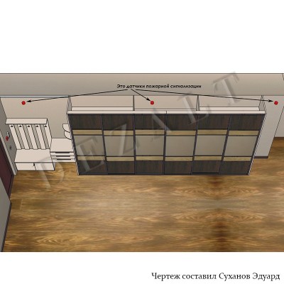 Пятиметровый шкаф-купе