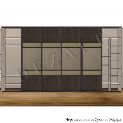 Пятиметровый шкаф-купе