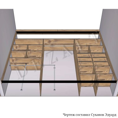 Встроенный шкаф-купе в спальню