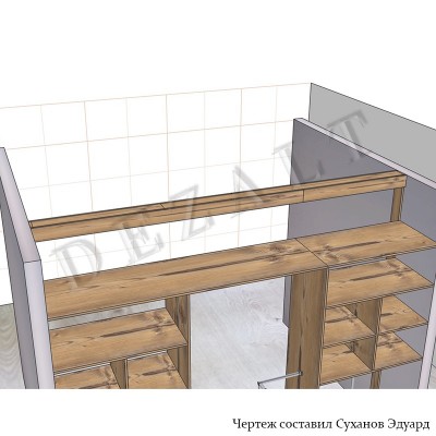 Встроенный шкаф-купе в спальню