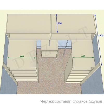 Небольшая гардеробная