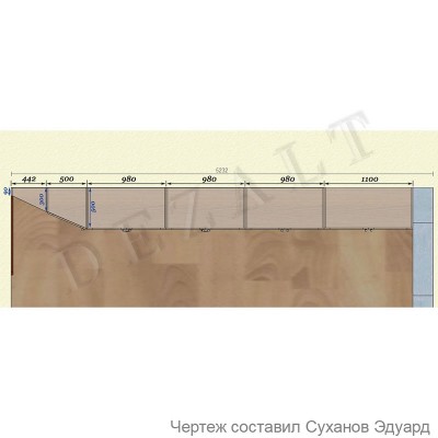 Чертежи распашных шкафов в прихожую