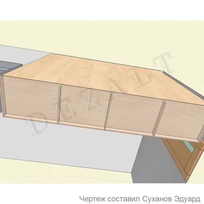 Схема каркасного шкафа-купе