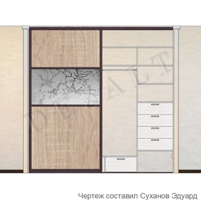Шкаф-купе встроенный