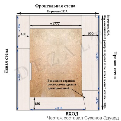 Большая гардеробная