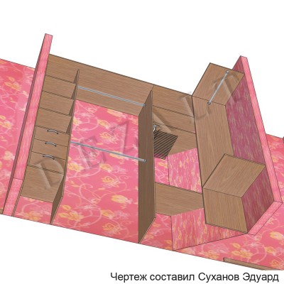 Чертежи гардеробной