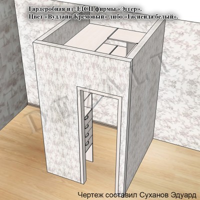 Чертежи гардеробной