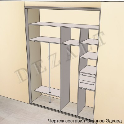 Шкаф-купе в нишу