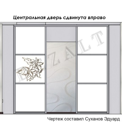 Шкаф-купе делит комнату