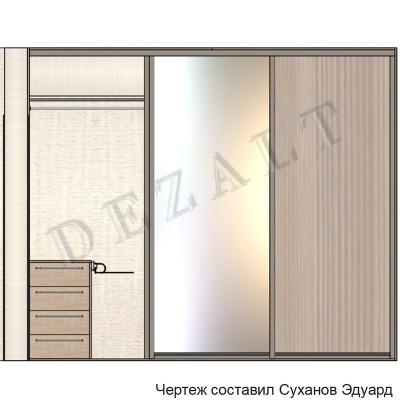 Шкаф-купе с корзинками из Икеи