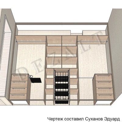 Шкаф-купе с корзинками из Икеи