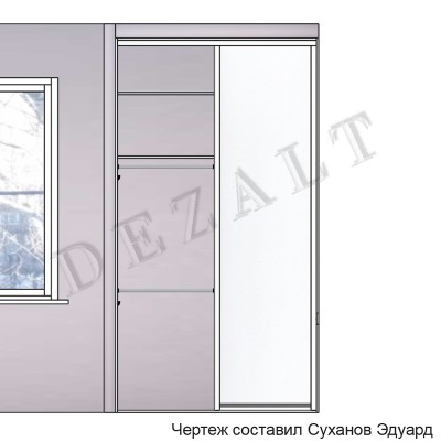 Шкаф-купе встроенный