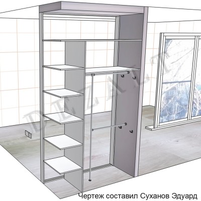 Шкаф-купе встроенный