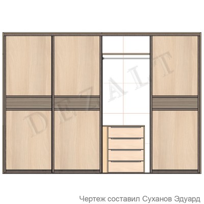 Шкаф-купе встроенный 