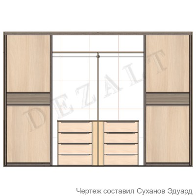 Шкаф-купе встроенный 