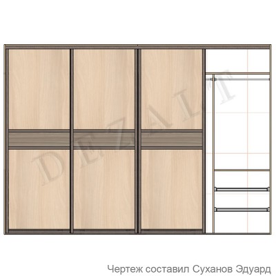 Шкаф-купе встроенный 