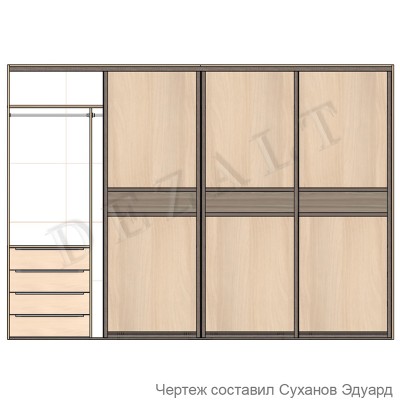 Шкаф-купе встроенный 