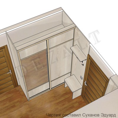 Шкаф-купе в прихожую