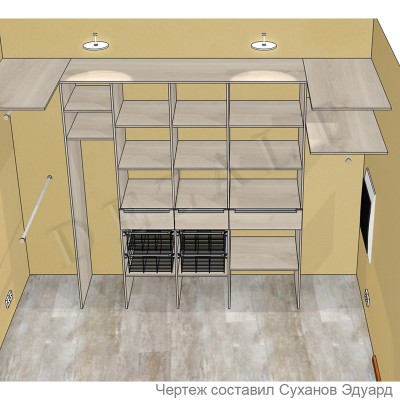 Большая гардеробная
