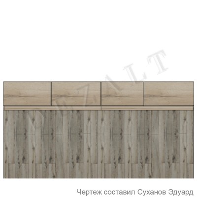 Чертежи шкафа-купе 4 двери