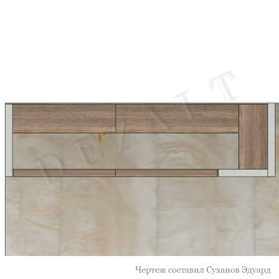 Шкаф-купе с загибом