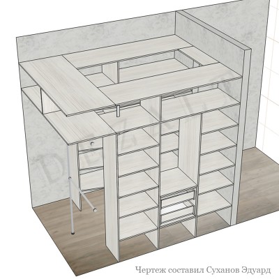 Чертежи гардеробной