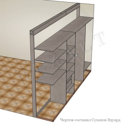 Шкаф-купе 4 двери