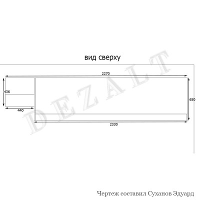 Шкаф-купе в прихожую чертежи