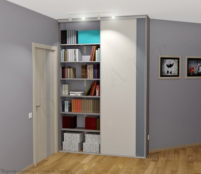 Шкаф-купе для книг