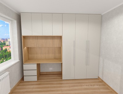 Шкаф со столом