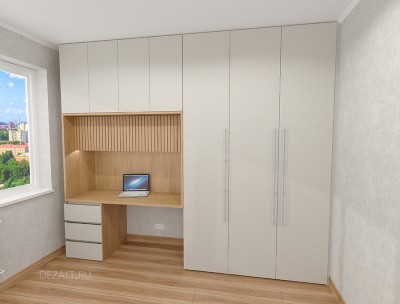 Шкаф со столом