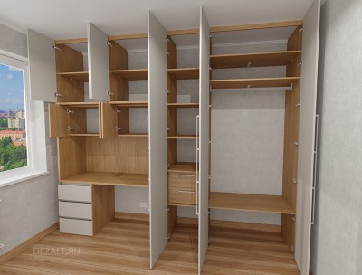 Шкаф со столом