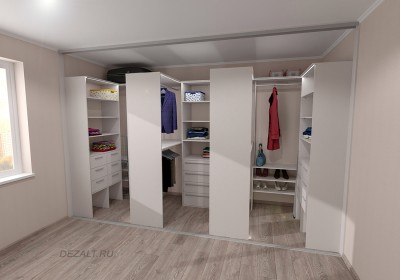 Большая гардеробная