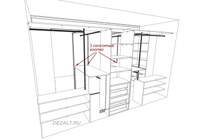 Большая гардеробная