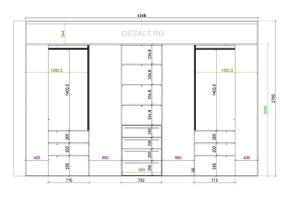 Большая гардеробная